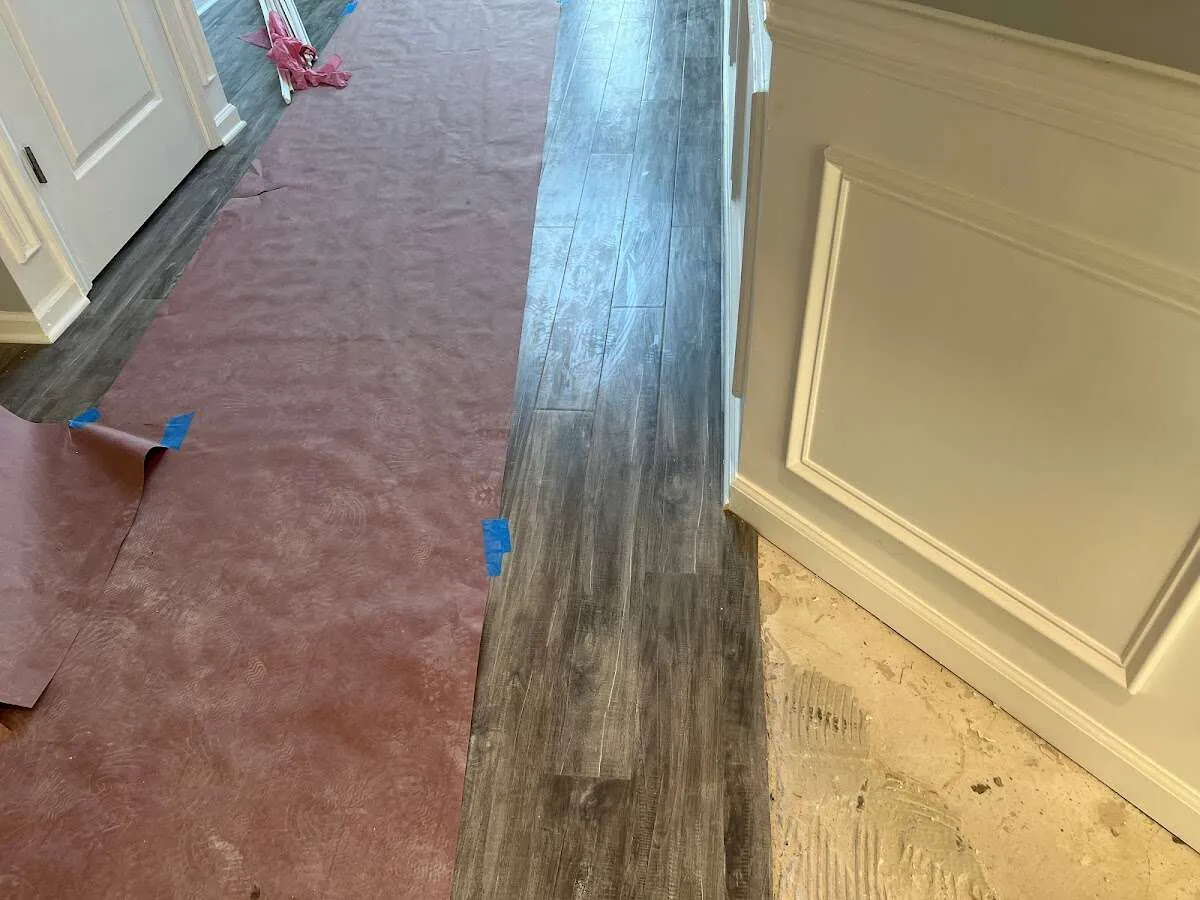 Completed marble shower restoration in Venus